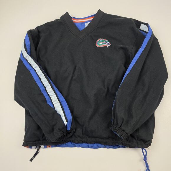 Florida Gators Jacket Mens Medium Reversible Pullover NCAA College Blue Starter - Picture 12 of 13